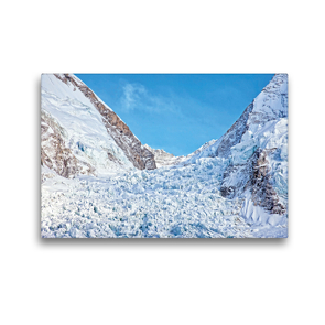 Premium Textil-Leinwand 45 x 30 cm Quer-Format Ewiges Eis am Khumbu-Gletscher am Mount Everest | Wandbild, HD-Bild auf Keilrahmen, Fertigbild auf hochwertigem Vlies, Leinwanddruck von CALVENDO
