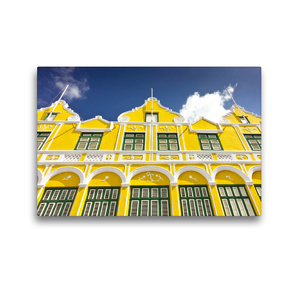Premium Textil-Leinwand 45 x 30 cm Quer-Format Farbenfrohe Architektur auf Curacao in der Karibik | Wandbild, HD-Bild auf Keilrahmen, Fertigbild auf hochwertigem Vlies, Leinwanddruck von Anya Baxter