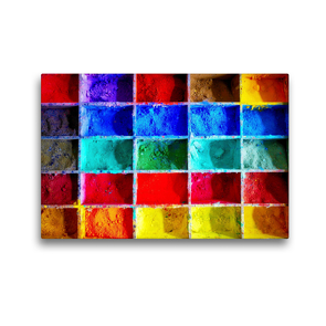 Premium Textil-Leinwand 45 x 30 cm Quer-Format Farbpulver | Wandbild, HD-Bild auf Keilrahmen, Fertigbild auf hochwertigem Vlies, Leinwanddruck von Steffani Lehmann (Hrsg.)