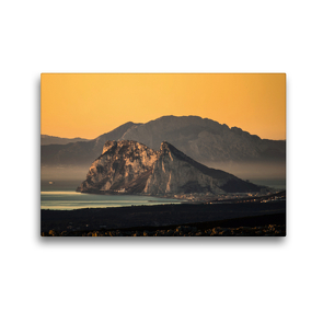 Premium Textil-Leinwand 45 x 30 cm Quer-Format Gibraltar | Wandbild, HD-Bild auf Keilrahmen, Fertigbild auf hochwertigem Vlies, Leinwanddruck von N N