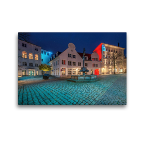 Premium Textil-Leinwand 45 x 30 cm Quer-Format Graf-Engelbert-Platz | Wandbild, HD-Bild auf Keilrahmen, Fertigbild auf hochwertigem Vlies, Leinwanddruck von Lothar Borchert