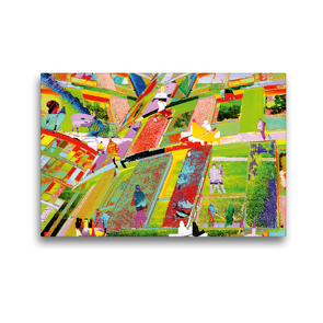 Premium Textil-Leinwand 45 x 30 cm Quer-Format Gute Laune im Mai! | Wandbild, HD-Bild auf Keilrahmen, Fertigbild auf hochwertigem Vlies, Leinwanddruck von Ruth Kumpernatz