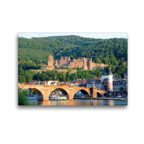 Premium Textil-Leinwand 45 x 30 cm Quer-Format Heidelberg am Neckar | Wandbild, HD-Bild auf Keilrahmen, Fertigbild auf hochwertigem Vlies, Leinwanddruck von Lothar Reupert