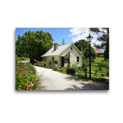 Premium Textil-Leinwand 45 x 30 cm Quer-Format Howick Historical Village | Wandbild, HD-Bild auf Keilrahmen, Fertigbild auf hochwertigem Vlies, Leinwanddruck von NZ.Photos Ltd.