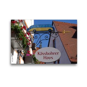 Premium Textil-Leinwand 45 x 30 cm Quer-Format Käsbohrer Haus | Wandbild, HD-Bild auf Keilrahmen, Fertigbild auf hochwertigem Vlies, Leinwanddruck von Kattobello