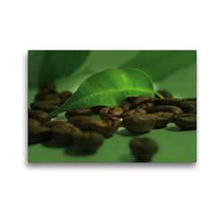 Premium Textil-Leinwand 45 x 30 cm Quer-Format Kaffee Impression | Wandbild, HD-Bild auf Keilrahmen, Fertigbild auf hochwertigem Vlies, Leinwanddruck von Avianaarts Design Fotografie by Tanja Riedel
