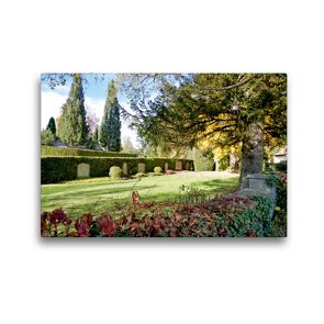 Premium Textil-Leinwand 45 x 30 cm Quer-Format KZ Friedhof | Wandbild, HD-Bild auf Keilrahmen, Fertigbild auf hochwertigem Vlies, Leinwanddruck von Martina Marten