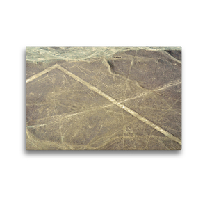 Premium Textil-Leinwand 45 x 30 cm Quer-Format Mit dem Kleinflugzeug über den Nazca-Linien | Wandbild, HD-Bild auf Keilrahmen, Fertigbild auf hochwertigem Vlies, Leinwanddruck von Ulrich Senff