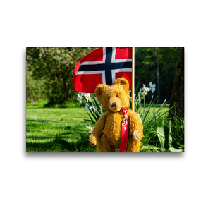 Premium Textil-Leinwand 45 x 30 cm Quer-Format Norwegen Urlaub | Wandbild, HD-Bild auf Keilrahmen, Fertigbild auf hochwertigem Vlies, Leinwanddruck von Dirk Rosin