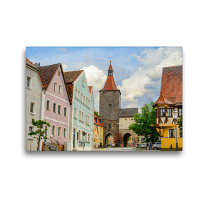 Premium Textil-Leinwand 45 x 30 cm Quer-Format Nürnberger Tor | Wandbild, HD-Bild auf Keilrahmen, Fertigbild auf hochwertigem Vlies, Leinwanddruck von Dirk Meutzner