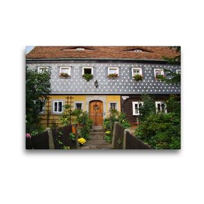 Premium Textil-Leinwand 45 x 30 cm Quer-Format Obercunnersdorf | Wandbild, HD-Bild auf Keilrahmen, Fertigbild auf hochwertigem Vlies, Leinwanddruck von Flori0