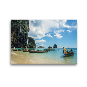 Premium Textil-Leinwand 45 x 30 cm Quer-Format Phra-Nang Beach | Wandbild, HD-Bild auf Keilrahmen, Fertigbild auf hochwertigem Vlies, Leinwanddruck von Christian Müringer
