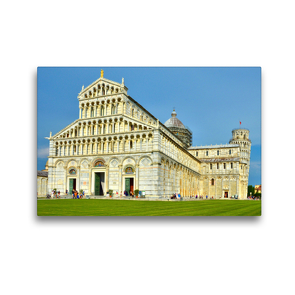 Premium Textil-Leinwand 45 x 30 cm Quer-Format Pisa | Wandbild, HD-Bild auf Keilrahmen, Fertigbild auf hochwertigem Vlies, Leinwanddruck von Andreas Berger