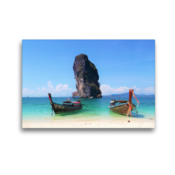 Premium Textil-Leinwand 45 x 30 cm Quer-Format Poda Island (Provinz Krabi, Thailand) | Wandbild, HD-Bild auf Keilrahmen, Fertigbild auf hochwertigem Vlies, Leinwanddruck von Martin Gillner