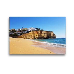 Premium Textil-Leinwand 45 x 30 cm Quer-Format Portugals traumhafte Algarve | Wandbild, HD-Bild auf Keilrahmen, Fertigbild auf hochwertigem Vlies, Leinwanddruck von Tina Bentfeld
