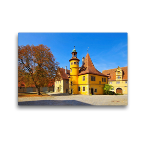 Premium Textil-Leinwand 45 x 30 cm Quer-Format Rothenburg ob der Tauber | Wandbild, HD-Bild auf Keilrahmen, Fertigbild auf hochwertigem Vlies, Leinwanddruck von LianeM