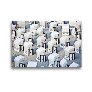 Premium Textil-Leinwand 45 x 30 cm Quer-Format Ruhe am Selliner Strand | Wandbild, HD-Bild auf Keilrahmen, Fertigbild auf hochwertigem Vlies, Leinwanddruck von Urbach & Urbach