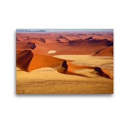 Premium Textil-Leinwand 45 x 30 cm Quer-Format Rundflug über Sesriem Canyon und Sossusvlei | Wandbild, HD-Bild auf Keilrahmen, Fertigbild auf hochwertigem Vlies, Leinwanddruck von Juergen Woehlke