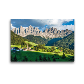 Premium Textil-Leinwand 45 x 30 cm Quer-Format Santa Maddalena | Wandbild, HD-Bild auf Keilrahmen, Fertigbild auf hochwertigem Vlies, Leinwanddruck von Sascha Ferrari