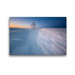 Premium Textil-Leinwand 450 x 300 cm Quer-Format Schneeverwehung Finnland | Wandbild, HD-Bild auf Keilrahmen, Fertigbild auf hochwertigem Vlies, Leinwanddruck von Rolf Dietz