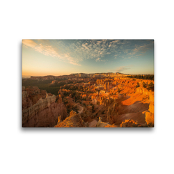 Premium Textil-Leinwand 45 x 30 cm Quer-Format Sonnenaufgang im Bryce Canyon | Wandbild, HD-Bild auf Keilrahmen, Fertigbild auf hochwertigem Vlies, Leinwanddruck von Andrea Potratz