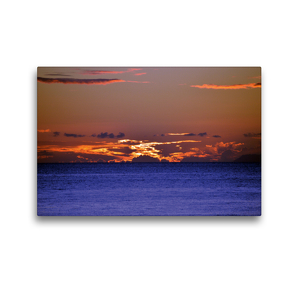 Premium Textil-Leinwand 45 x 30 cm Quer-Format Sonnenuntergang | Wandbild, HD-Bild auf Keilrahmen, Fertigbild auf hochwertigem Vlies, Leinwanddruck von Thomas Schroeder