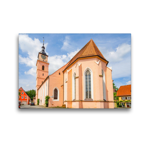 Premium Textil-Leinwand 45 x 30 cm Quer-Format Stadtkirche St. Johannes | Wandbild, HD-Bild auf Keilrahmen, Fertigbild auf hochwertigem Vlies, Leinwanddruck von Dirk Meutzner