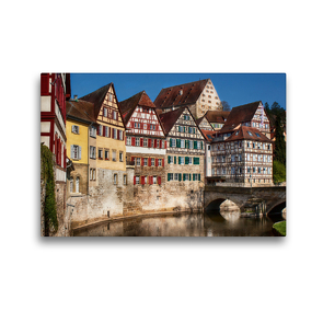 Premium Textil-Leinwand 45 x 30 cm Quer-Format Stadtspaziergang durch Schwäbisch Hall | Wandbild, HD-Bild auf Keilrahmen, Fertigbild auf hochwertigem Vlies, Leinwanddruck von Marion Sixt