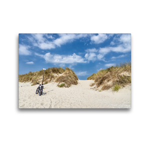 Premium Textil-Leinwand 45 x 30 cm Quer-Format Strandweg | Wandbild, HD-Bild auf Keilrahmen, Fertigbild auf hochwertigem Vlies, Leinwanddruck von Andreas Klesse