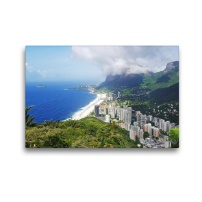 Premium Textil-Leinwand 45 x 30 cm Quer-Format Tolle Aussicht auf Rio de Janeiro | Wandbild, HD-Bild auf Keilrahmen, Fertigbild auf hochwertigem Vlies, Leinwanddruck von Maren Woiczyk