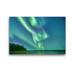 Premium Textil-Leinwand 45 x 30 cm Quer-Format Wellen am Himmel | Wandbild, HD-Bild auf Keilrahmen, Fertigbild auf hochwertigem Vlies, Leinwanddruck von Pierre Oesterle