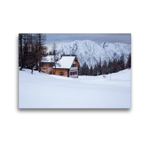 Premium Textil-Leinwand 45 x 30 cm Quer-Format Winteridyll | Wandbild, HD-Bild auf Keilrahmen, Fertigbild auf hochwertigem Vlies, Leinwanddruck von Matthias Schaefgen