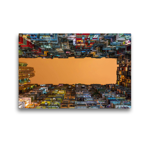 Premium Textil-Leinwand 45 x 30 cm Quer-Format Wohnkomplexe in Causeway Bay | Wandbild, HD-Bild auf Keilrahmen, Fertigbild auf hochwertigem Vlies, Leinwanddruck von N N