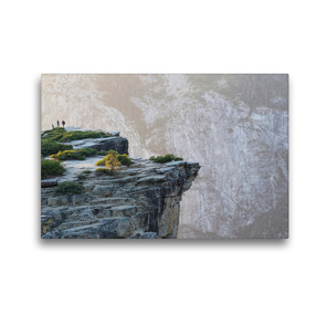 Premium Textil-Leinwand 45 x 30 cm Quer-Format Yosemite Nationalpark | Wandbild, HD-Bild auf Keilrahmen, Fertigbild auf hochwertigem Vlies, Leinwanddruck von Franziska Hoppe