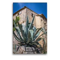 Premium Textil-Leinwand 50 x 75 cm Hoch-Format Abbaye Saint Hillaire im Luberon, Provence, Frankreich | Wandbild, HD-Bild auf Keilrahmen, Fertigbild auf hochwertigem Vlies, Leinwanddruck von Christian Müringer