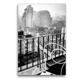 Premium Textil-Leinwand 50 x 75 cm Hoch-Format General view from penthouse, 56 Seventh Avenue, Manhattan, 1936 | Wandbild, HD-Bild auf Keilrahmen, Fertigbild auf hochwertigem Vlies, Leinwanddruck von Christian Müringer