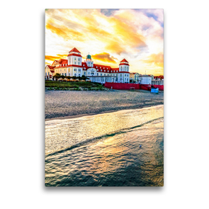Premium Textil-Leinwand 50 x 75 cm Hoch-Format Insel Rügen | Wandbild, HD-Bild auf Keilrahmen, Fertigbild auf hochwertigem Vlies, Leinwanddruck von Andrea Dreegmeyer
