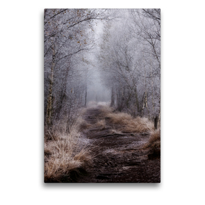 Premium Textil-Leinwand 50 x 75 cm Hoch-Format Wege im Nebel | Wandbild, HD-Bild auf Keilrahmen, Fertigbild auf hochwertigem Vlies, Leinwanddruck von Gero von Kitzing