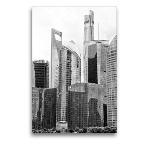 Premium Textil-Leinwand 50 x 75 cm Hoch-Format World Financial Center | Wandbild, HD-Bild auf Keilrahmen, Fertigbild auf hochwertigem Vlies, Leinwanddruck von Nina Schwarze