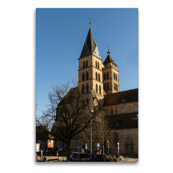 Premium Textil-Leinwand 60 x 90 cm Hoch-Format Esslingen am Neckar | Wandbild, HD-Bild auf Keilrahmen, Fertigbild auf hochwertigem Vlies, Leinwanddruck von Horst Eisele