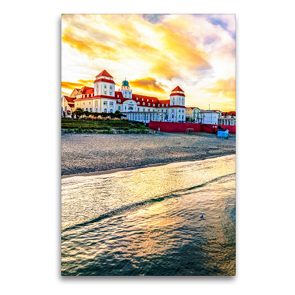 Premium Textil-Leinwand 60 x 90 cm Hoch-Format Insel Rügen | Wandbild, HD-Bild auf Keilrahmen, Fertigbild auf hochwertigem Vlies, Leinwanddruck von Andrea Dreegmeyer