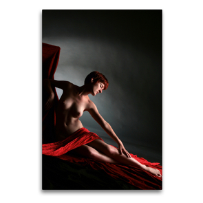 Premium Textil-Leinwand 60 x 90 cm Hoch-Format Königin in rot | Wandbild, HD-Bild auf Keilrahmen, Fertigbild auf hochwertigem Vlies, Leinwanddruck von Stefan Weis