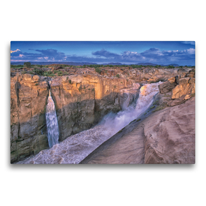 Premium Textil-Leinwand 75 x 50 cm Quer-Format Augrabies Falls National Park, Südafrika | Wandbild, HD-Bild auf Keilrahmen, Fertigbild auf hochwertigem Vlies, Leinwanddruck von Christian Heeb