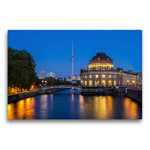 Premium Textil-Leinwand 75 x 50 cm Quer-Format Berlin. Bodemuseum. | Wandbild, HD-Bild auf Keilrahmen, Fertigbild auf hochwertigem Vlies, Leinwanddruck von N N