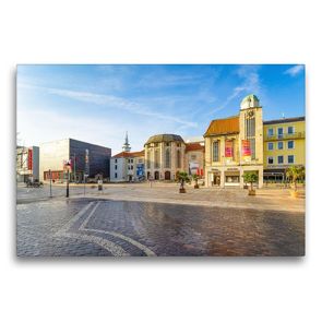 Premium Textil-Leinwand 75 x 50 cm Quer-Format Bremerhaven Stadtansichten | Wandbild, HD-Bild auf Keilrahmen, Fertigbild auf hochwertigem Vlies, Leinwanddruck von Dirk Meutzner