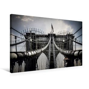 Premium Textil-Leinwand 75 x 50 cm Quer-Format Brooklyn Bridge – New York City | Wandbild, HD-Bild auf Keilrahmen, Fertigbild auf hochwertigem Vlies, Leinwanddruck von Oliver Pinkoss Photostorys von Pinkoss Photostorys,  Oliver