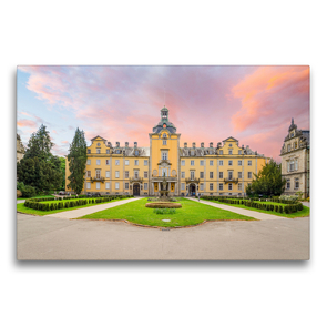 Premium Textil-Leinwand 75 x 50 cm Quer-Format Bückeburg Impressionen | Wandbild, HD-Bild auf Keilrahmen, Fertigbild auf hochwertigem Vlies, Leinwanddruck von Dirk Meutzner