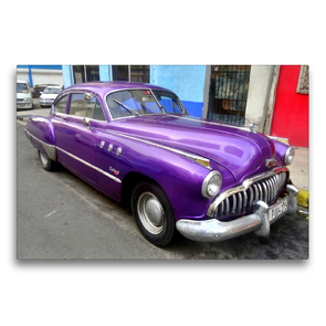 Premium Textil-Leinwand 75 x 50 cm Quer-Format Buick Sedanette 1949 – Ein Prunkstück der Nachkriegszeit | Wandbild, HD-Bild auf Keilrahmen, Fertigbild auf hochwertigem Vlies, Leinwanddruck von Henning von Löwis of Menar