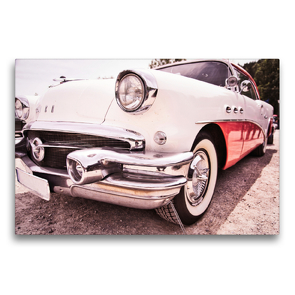 Premium Textil-Leinwand 75 x 50 cm Quer-Format Buick, US amerikanischer V8 | Wandbild, HD-Bild auf Keilrahmen, Fertigbild auf hochwertigem Vlies, Leinwanddruck von Holger Gräbner