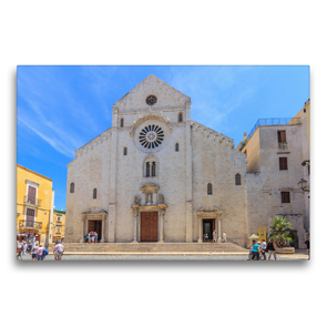 Premium Textil-Leinwand 75 x 50 cm Quer-Format Cattedrale di San Sabino | Wandbild, HD-Bild auf Keilrahmen, Fertigbild auf hochwertigem Vlies, Leinwanddruck von ReDi Fotografie